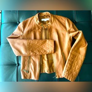 Faux Leather Spring Jacket